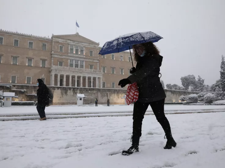 χιόνια στην Αθήνα