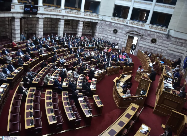 Το εσωτερικό της Βουλής την Ελλήνων
