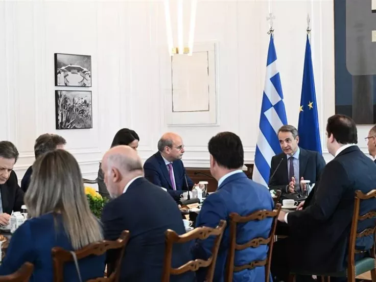 Μητσοτάκης στο υπουργικό συμβούλιο (Eurokinissi)