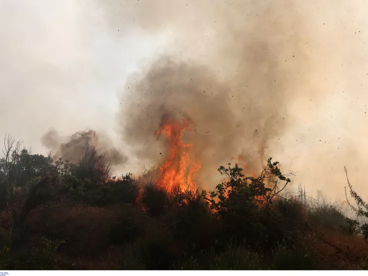 «Καίγεται» η Αττική: Φωτιά τώρα σε Χαλάνδρι, Διόνυσο και Μαραθώνα
