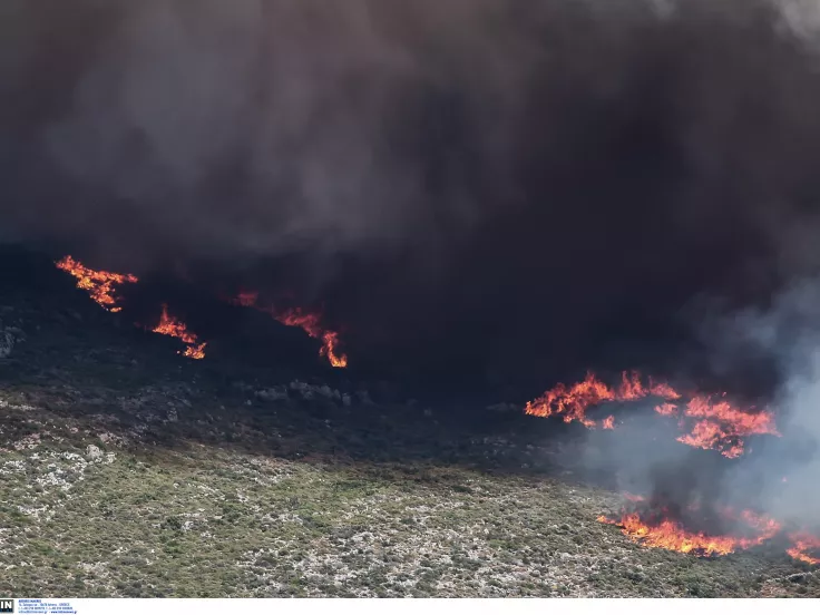 Προσοχή: Πολύ υψηλός κίνδυνος πυρκαγιάς και σήμερα σε επτά περιφέρειες
