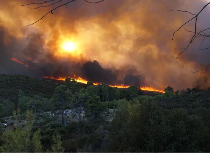 φωτιά στην Αττική