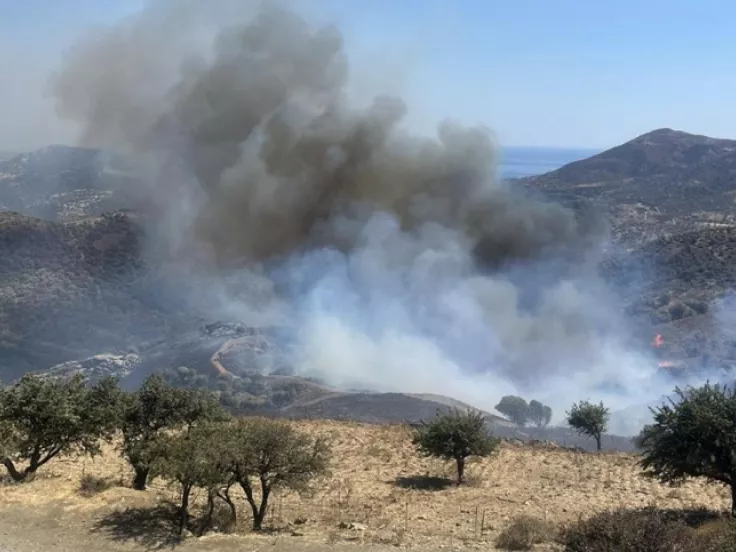 Φωτιά στο Ρέθυμνο