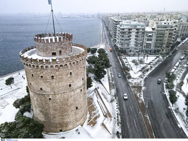 Χιόνια στη Θεσσαλονίκη