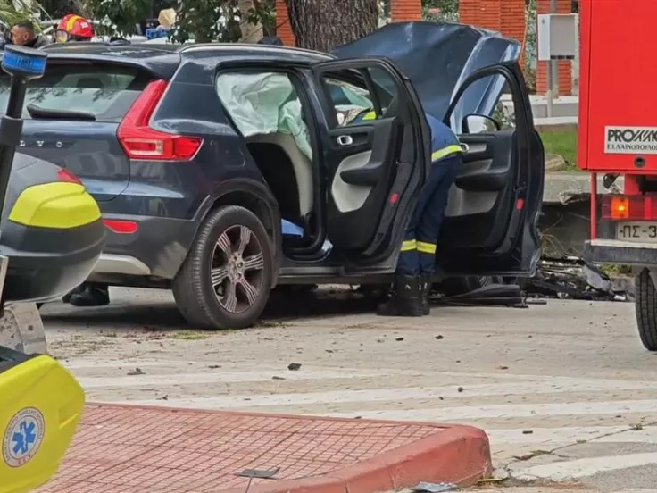 Τροχαίο στο Ψυχικό (OrangePress / Video capture)