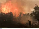 «Συναγερμός» για πολύ υψηλός κίνδυνος φωτιάς αύριο σε 10 περιοχές