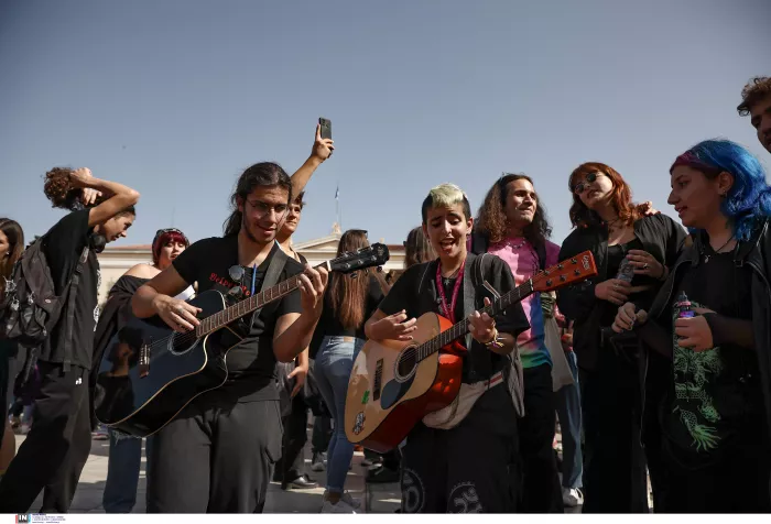 Σε εξέλιξη φοιτητική πορεία στα Προπύλαια