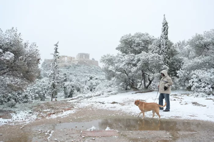 Χιόνια στην Αθήνα