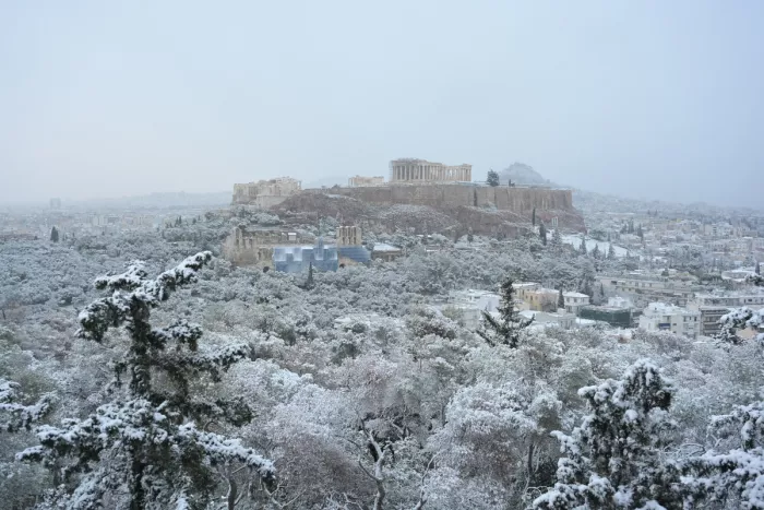 Χιόνια στην Αθήνα