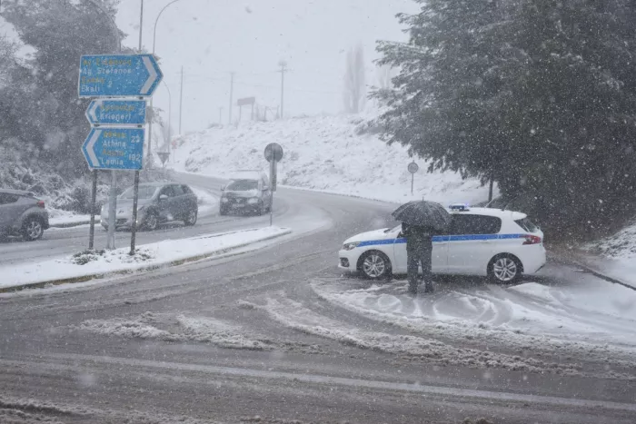 Χιόνια στην Αθήνα