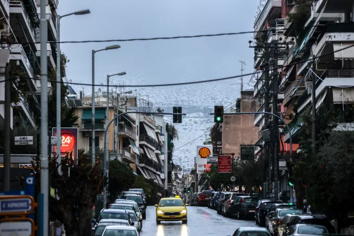 Χιόνια στην Αθήνα