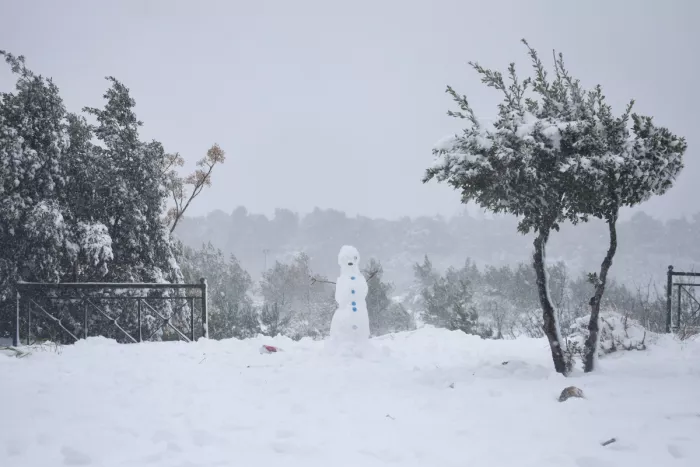 Χιόνια στην Αθήνα