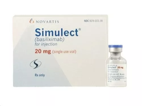 SIMULECT PS.SOL.INF 20,g/vial BT x 1vial + 1amp solv