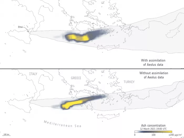 Έλληνες ερευνητές αξιοποιούν δεδομένα δορυφόρου για να προβλέψουν την εξάπλωση της ηφαιστειακής τέφρας