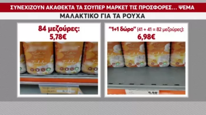 Παραπλανητικές προσφορές στα σούπερ μάρκετ