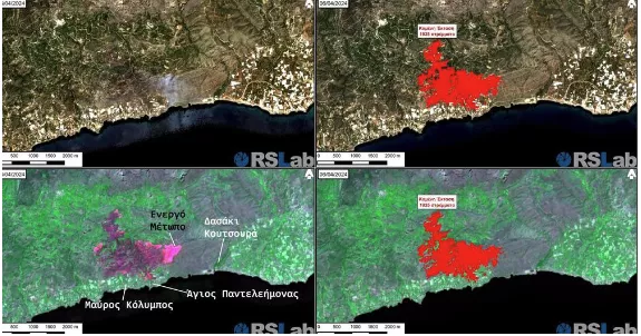 Φωτιά στο Λασίθι / Μεγάλη καταστροφή - Στάχτη πάνω από 2.000 στρέμματα μέσα σε λίγες ώρες