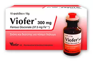 VIOFER PS.OR.SOL 300mg/15g