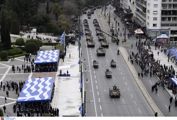 Επέτειος 25ης Μαρτίου: Η μεγάλη στρατιωτική παρέλαση στην Αθήνα (εικόνες)