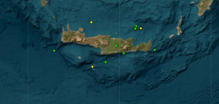 Σεισμός στα ανοιχτά της Κρήτης